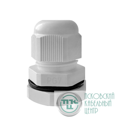 Ввод кабельный (сальник) PG-7 IP68 сер. TOKOV ELECTRIC TKE-PG-7-G