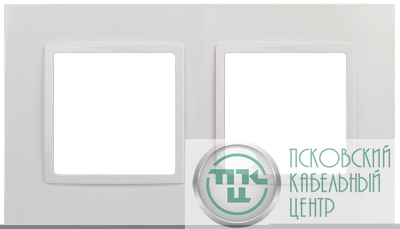 Рамка 2-м Elegance 14-5012-01 Classic бел. Эра Б0060576