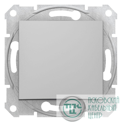 Переключатель проходной 1-кл. СП Sedna 10А IP20 (сх. 6) 250В механизм алюм. SchE SDN0400160
