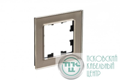 Рамка 1-м AtlasDesign Nature стекло шампань SE ATN320501