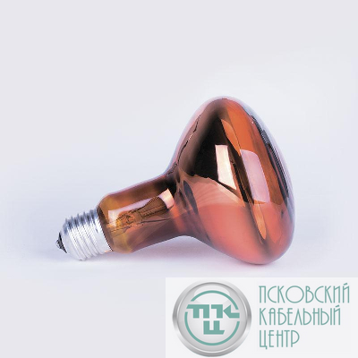 Лампа-термоизлучатель ИКЗК 230-60Вт R63 E27 (50) КЭЛЗ 8105041