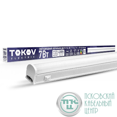 Светильник светодиодный ДБО Т5 7Вт 4К IP40 TOKOV ELECTRIC TKE-DBO-T5-0.6-7-4K