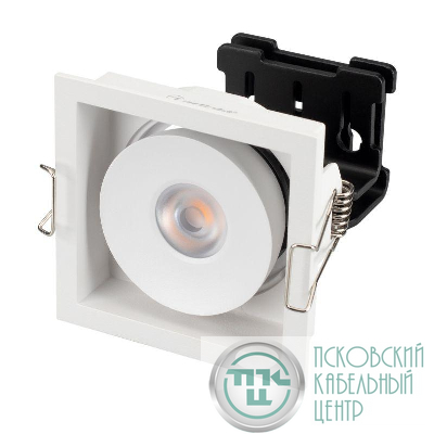 Светильник светодиодный CL-SIMPLE-S80x80-9W Warm3000 WH 45 deg IP20 металл Arlight 026874