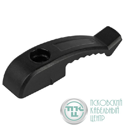 Держатель кабеля DKO-68-B-MP односторонний прямой монтаж 68мм черн. (уп.20шт) Эра Б0062038