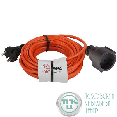 Удлинитель-шнур 1х10м без заземл. 10А IP20 UPx-1-2х1-10m ПВС 2х1 (бухта) Эра Б0046805