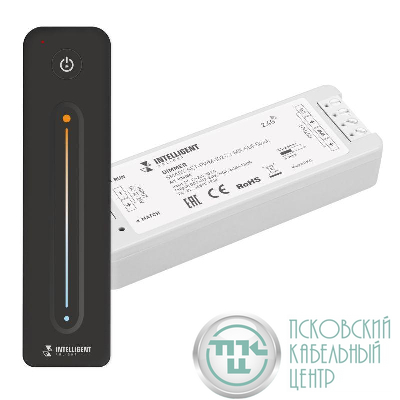 Диммер SMART-SET-PWM-102-72-MIX-SUF Black (12-24В 2х5А ПДУ LINE 2.4G) IP20 пластик INTELLIGENT ARLIGHT 036186
