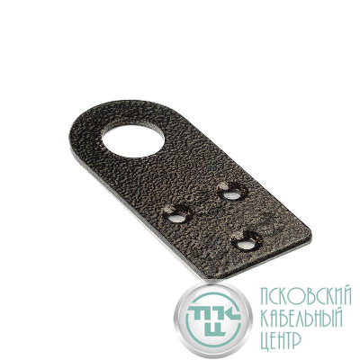 Проушина для навесн. замков 50х108 (3мм) прямая d 24мм (уп.2шт) Киров 12 878