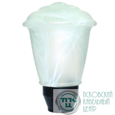Светильник НТУ 06-60-02 "Фонарь 2а" 60Вт E27 IP44 матов. алебастр./корпус черн. ф48-50 (инд. упак.) Элетех 1030480274
