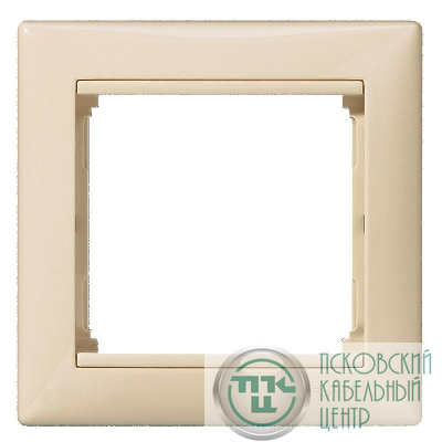 Рамка 1-м СП Valena IP20 горизонт. сл. кость (DIY-упак.) IEK 695631