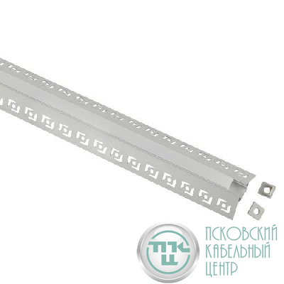 Комплект с анодированным профилем под штукатурку 5022 для внешнего угла 50х22мм 2.5м Эра Б0062867