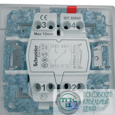 Механизм переключателя 1-кл. СП Sedna проходн. беж. SchE SDN0400147