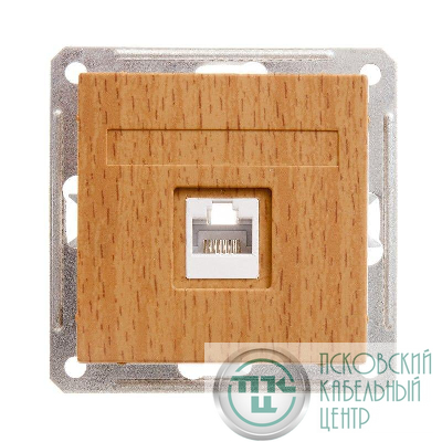 Розетка компьютерная СП W59 RJ45 кат.5E механизм бук SchE RSI-152K5E-8-86