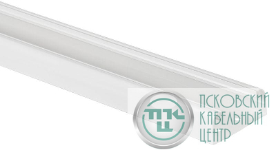 Кабель-канал 80х35 L2000 пластик без крышки бел. ИЭК Leg 010411