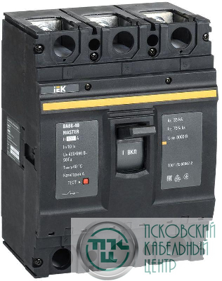 Выключатель автоматический 3п 630А 35кА ВА88-40 MASTER IEK SVA50-3-0630-02