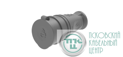 Розетка 1-м MultiSet 16А 250В IP44 с заземл. каучук черн. SE MST4002BK