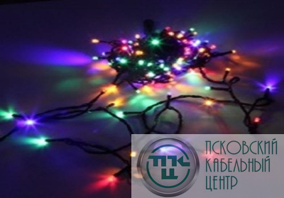 Гирлянда "Нить" 12м DC-ILD120-СM 120 разноцветных светодиодов "кристалл" с контроллером для помещений SHLights 4690601042866