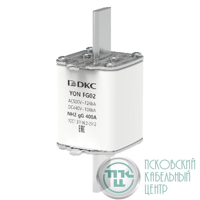 Предохранитель YON ножевого типа FG2 с одинарной индикацией 400А DKC 1FG02-0400