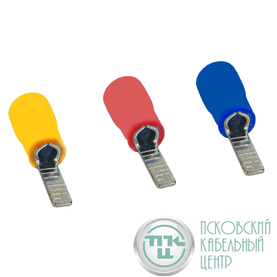 Наконечник штыревой плоский НШпИ OptiKit T-Shp-PVC-1.5-2.5 (уп.100шт) КЭАЗ 278021