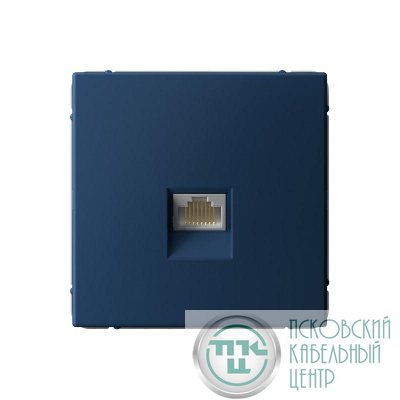 Розетка компьютерная ArtGallery RJ45 кат.5E механизм аквамарин SE GAL001183