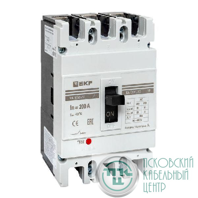 Выключатель автоматический 3п 250/200А 35кА ВА-99М PROxima EKF mccb99-250-200m