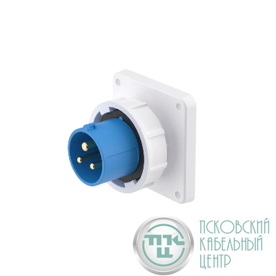 Вилка скрыт. уст. прямая 16А 2P+E 250В IP67 DKC DIS2481693