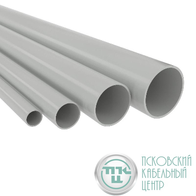 Труба гладкая ПВХ жесткая легкая d63мм сер. (дл.2м) DKC 62963