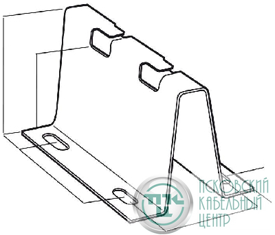 Кронштейн безвинтовой R50 316L CABLOFIL 348531