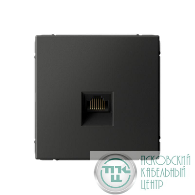 Розетка компьютерная ArtGallery RJ45 кат.6A механизм базальт SE GAL001486