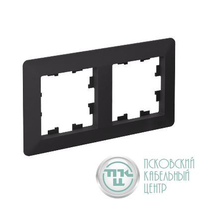 Рамка 2-м AtlasDesign Air карбон/дым. черн. SE ATN221002