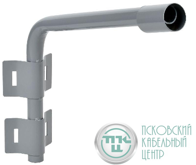 Кронштейн КР-2 d48 L500 монтаж. лента 2 хомута сер. IEK LT-DKU0D-CR-48-50-22-K03