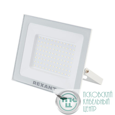 Прожектор СДО 100Вт 8000лм 5000К бел. корпус Rexant 605-027
