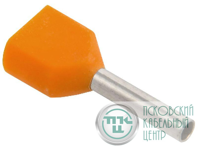 Наконечник НШВИ(2) 0.5-8 оранж. (уп.20шт) IEK UTE10-4-D1-8-100