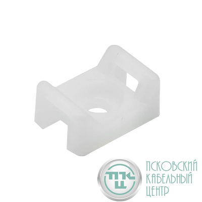 Основание для хомутов 18х13 под винт М3 бел. (уп.100шт) DKC 25498SR
