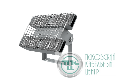 Светильник светодиодный Fizruk 100Вт CRI90 4000К IP65 спортивный для образовательных учреждений накладной поворот. кроншт. защ. решетка оптикой 90град. RAL7045 сер. VARTON V1-E0-70705-04L06-6510040