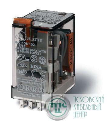 Реле электромеханич. 4CO 7А 24В DC RTI FINDER 553490240094