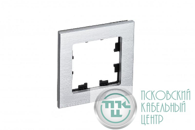 Рамка 1-м AtlasDesign Nature метал. серебр. SE ATN312101