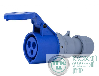 Розетка переносная 2Р+РЕ 16А 220В IP44 РП-103 DEKraft 26130DEK