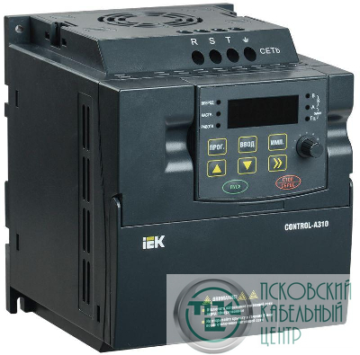 Преобразователь частоты CONTROL-A310 380В 3ф 2.2кВт 5.1А IEK CNT-A310D33V022TEZ