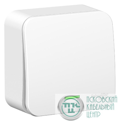 Выключатель 1-кл. ОП Blanca 10А IP20 (сх. 1) 250В с подсветкой с изолир. пластиной бел. SE BLNVA101111