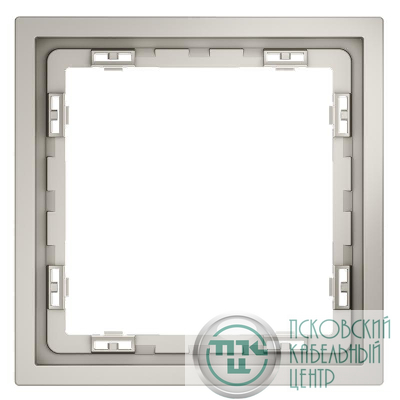Рамка 1-м S70 пластик. кашемир Voltum VLS100103