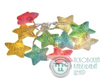 Гирлянда "Звезды" 2.25м ILD-16WW-ST 16 тепл. бел. светодиодов для помещений SHLights 4690601047298