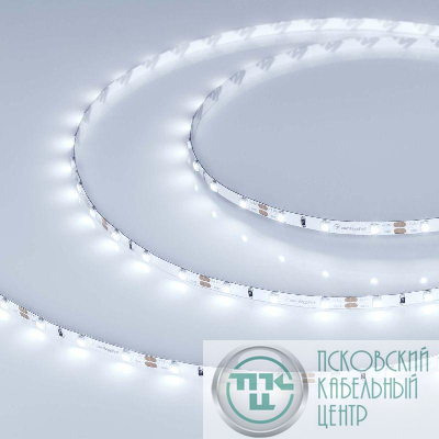 Лента светодиодная RT-A60-5mm 12V Cool 8000К 4.8Вт/м IP20 2835 узкая (уп.5м) Arlight 028610(2)