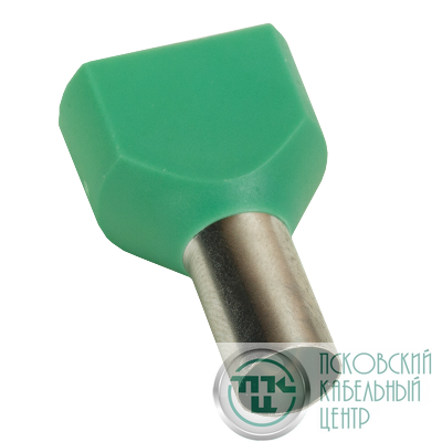 Наконечник штыревой втулочный под два провода НШвИ2 OptiKit T-Shv2-PVC- 16-14 (уп.100шт) КЭАЗ 278054