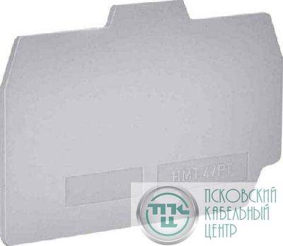 Изолятор торц. HMT.4/PT/GR сер. для клемм HMM.4 / HTE.4 DKC ZHM251GR