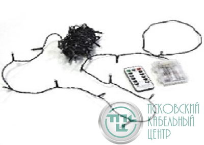 Гирлянда "Нить" 12м LD120-GWW-BO-RC 120 тепл. бел. светодиодов с контроллером уличная дистанционный пульт SHLights 4690601042323