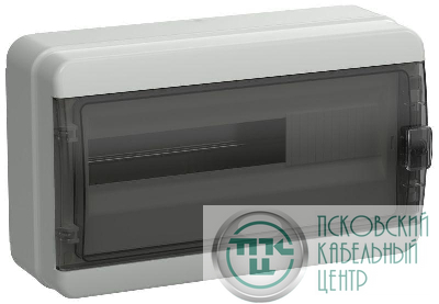 Корпус КМПн-18 TEKFOR IP65 черн. прозр. дверь пластик. IEK TF5-KP72-N-18-65-K03-K02