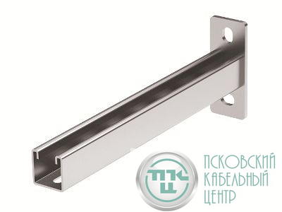 Консоль одиночная 41х41 LAS осн.300 сталь цинк-ламель DKC BBP4130ZL