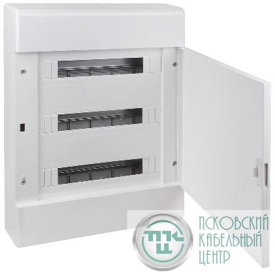 Щиток Тусо открытая проводка на 54 модуля 648х468х116мм (непрозр. дверца) Ruvinil 68054Б
