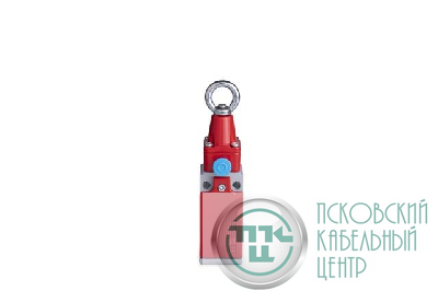 Выключатель концевой с фиксацией медленного переключения с метал. консолью стальным кольцом (1НО+1НЗ) EMAS L51K23HUM112