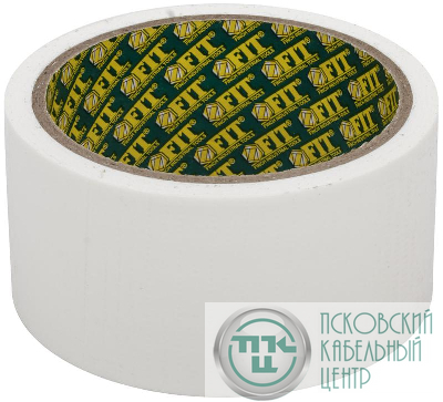 Лента клейкая универсальная армированная "Ductape" 48ммх10м бел. FIT 11756